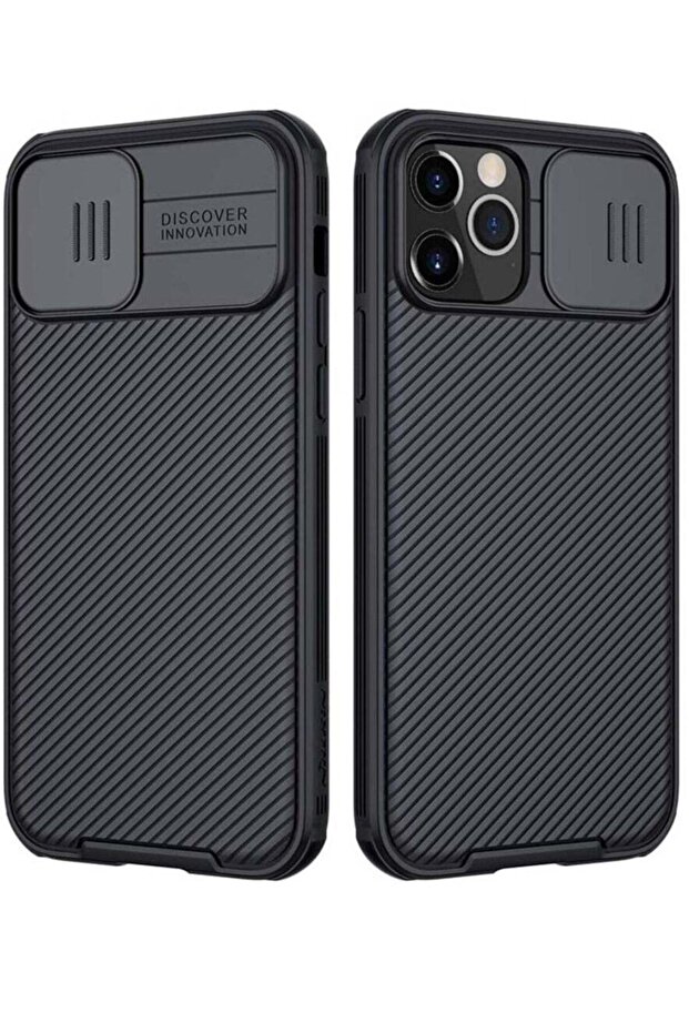 Nillkin Case for iPhone 12 Pro Max Cover Hard CamShield with Camera Slide Protective Cover Perfect D