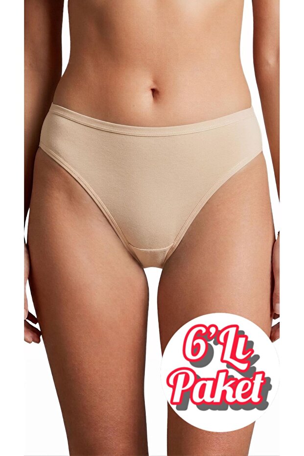 Cotton Lycra Super Soft Flexible Slip Bikini Panties Ozt6-203