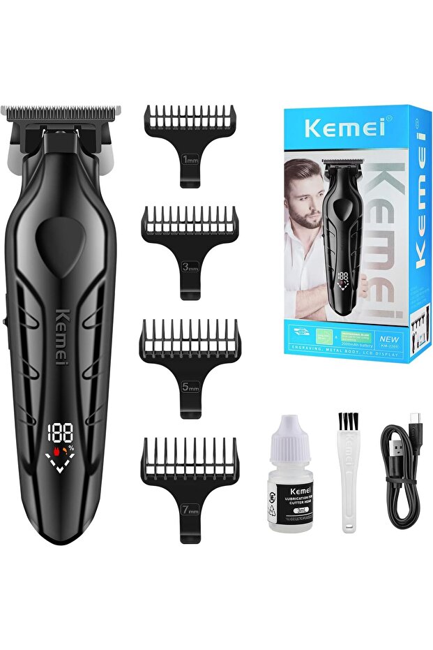Professional Hair Clipper & Cordless Barber Clipper for Men, USB Rechargeable Barber Clipper