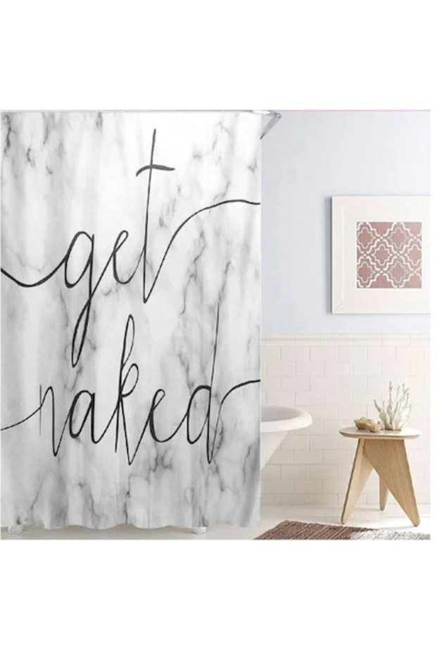 Perdea de duș „Get Naked”