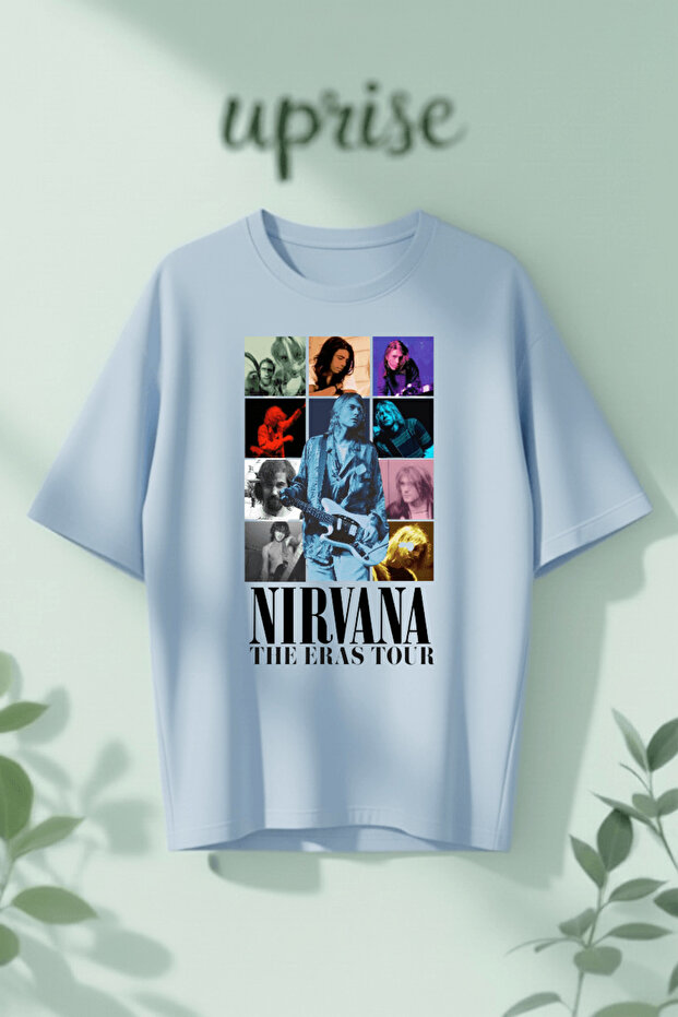 Nirvana Printed Cotton Oversize T-Shirt