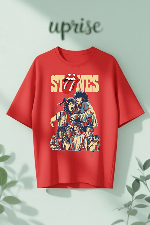 The Rolling Stones Printed Cotton Oversize T-Shirt