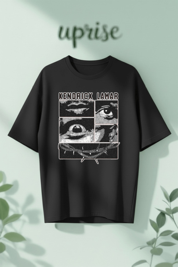 Kendrick Lamar Printed Cotton Oversize T-Shirt