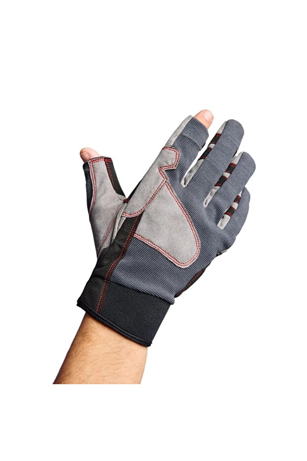 Unisex Anthracite Pro Long Finger Glove Gloves A474001S00-W14