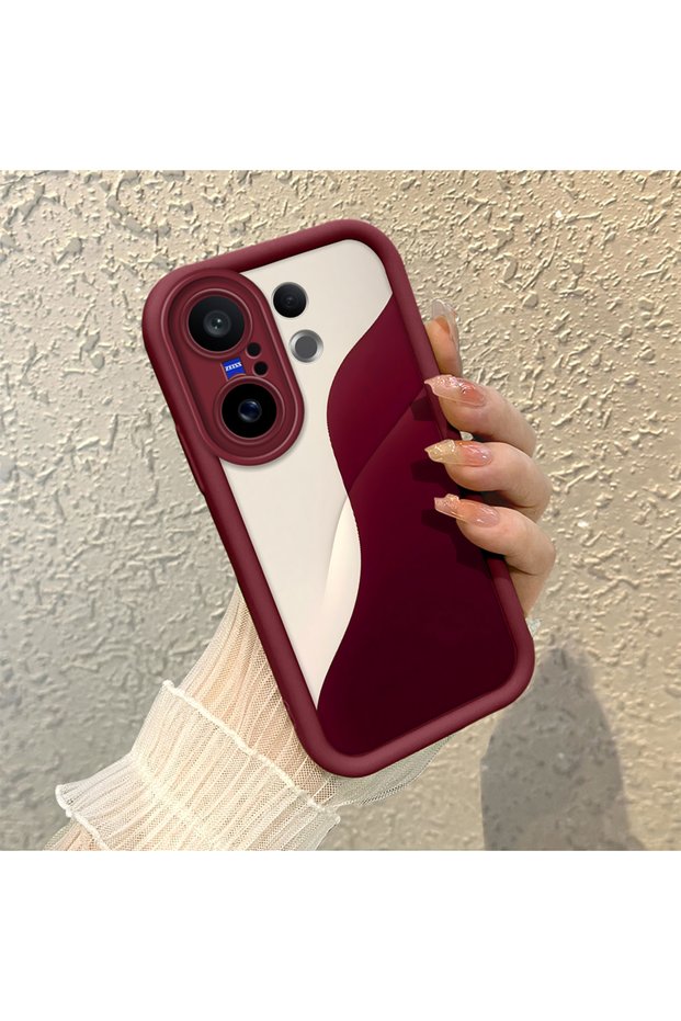 Vivo X200 Fe Compatible Stylish and Simple Color Design, High-Quality Silicone Phone Case