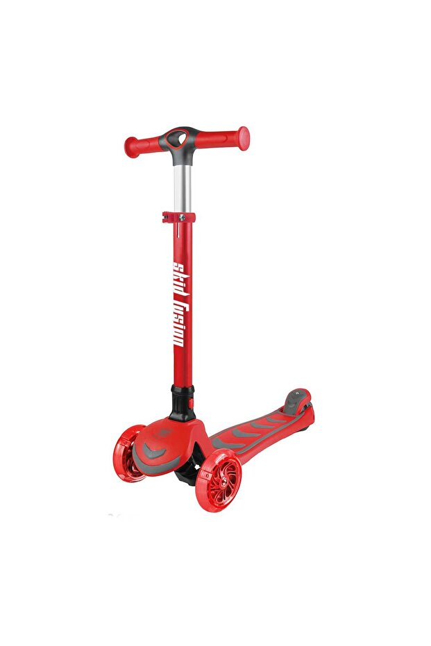 Twister Kids Foldable Scooter S6 Red With LED Lights