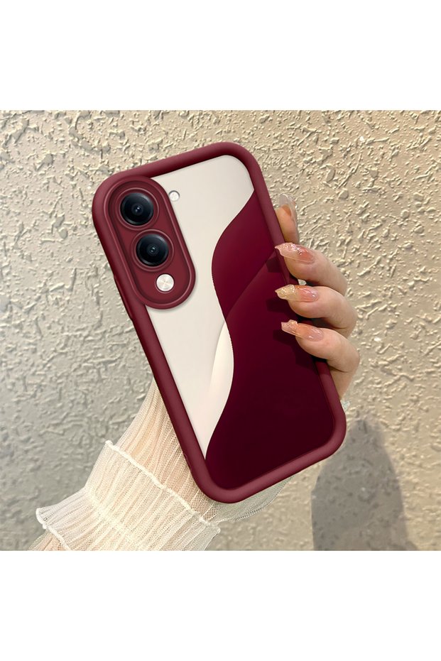 Vivo Y04/Y19/Y29S Compatible Stylish and Simple Colorful Design High Quality Silicone Phone Case
