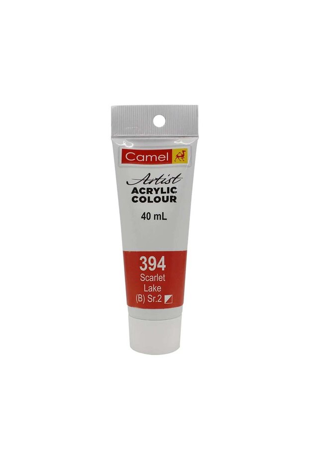 Artist Acrylic Colour 40ml Tube 394 Scarlet Lake