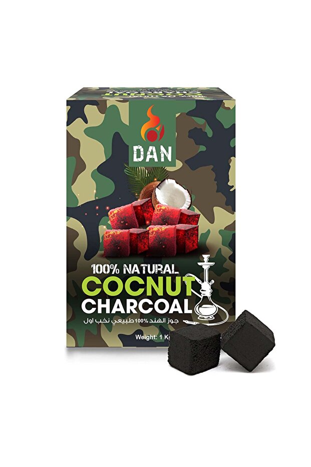 DAN DAN Natural Coco Charcoal, 1 kg