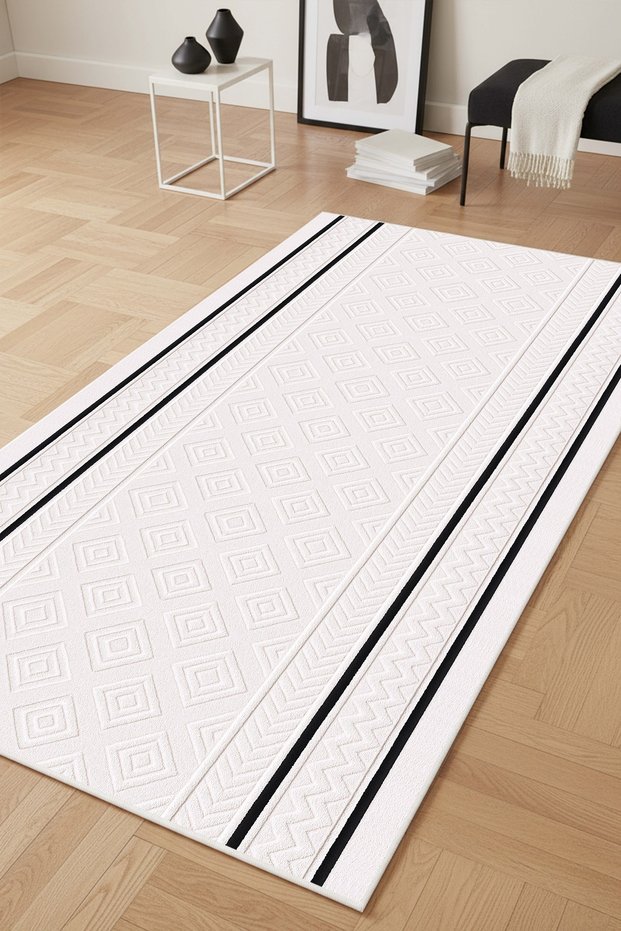 Machine Washable Non-Slip Base Stain-Resistant Digital Living Room Carpet Kitchen Carpet Rug and Runner