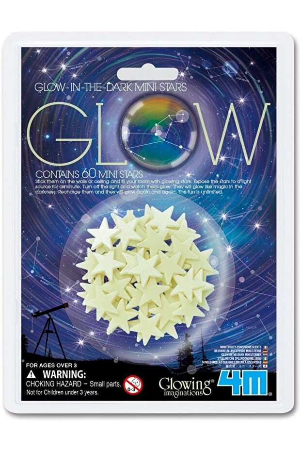 Glow in the Dark Mini Stars - Off White 00-05221
