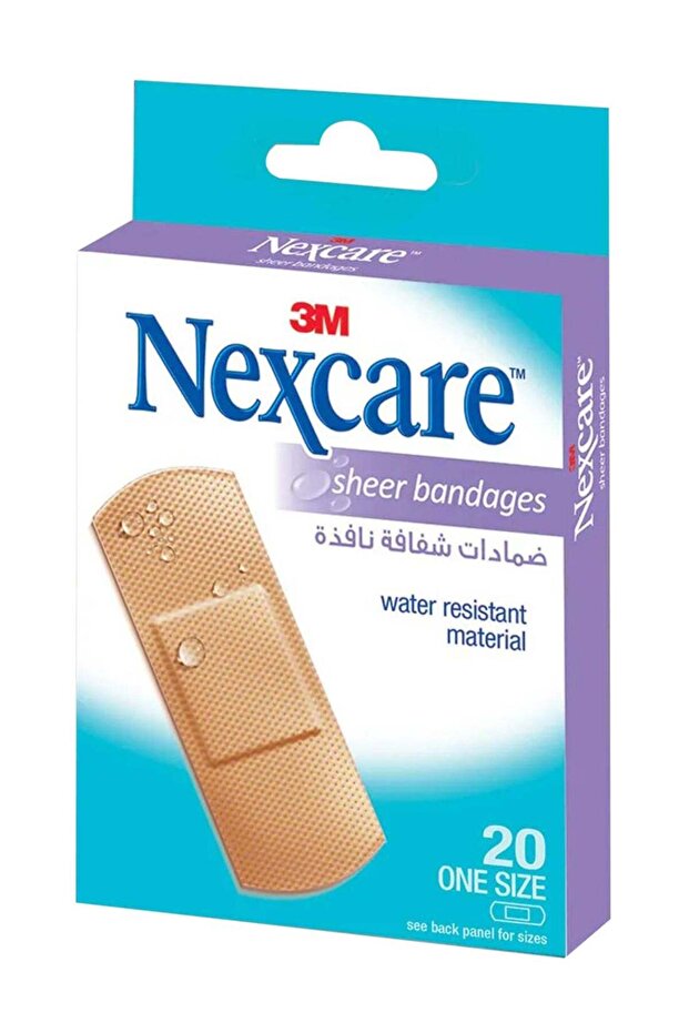 Sheer Adhesive Bandages Assorted 20'S