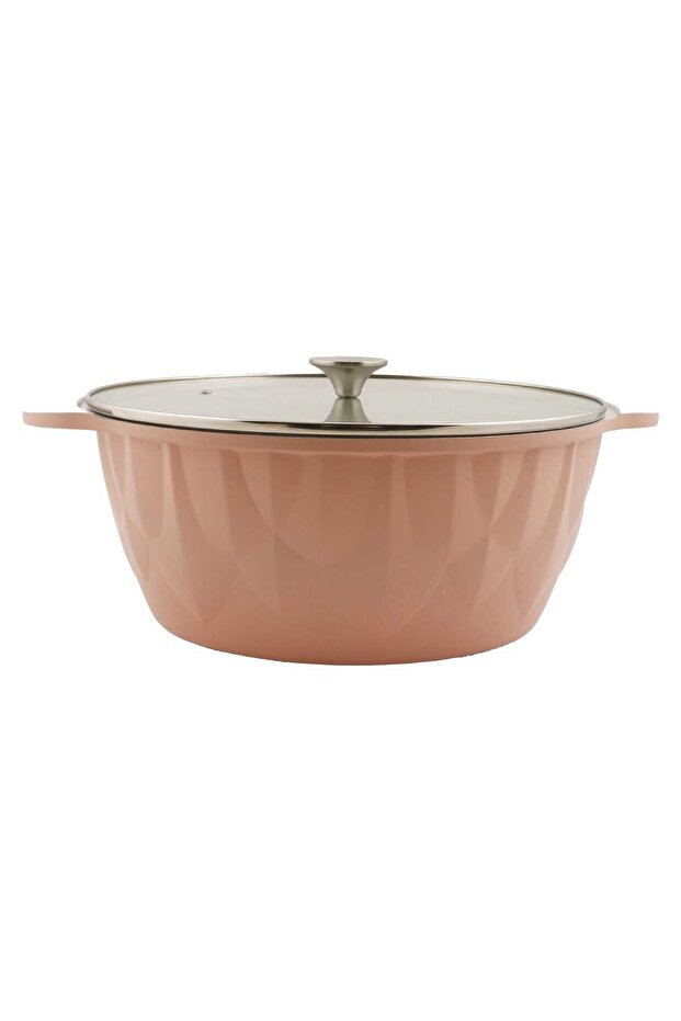 Aluminum Alloy Diecast Cooking Pot with Lid, 8.8L, HB-TG32