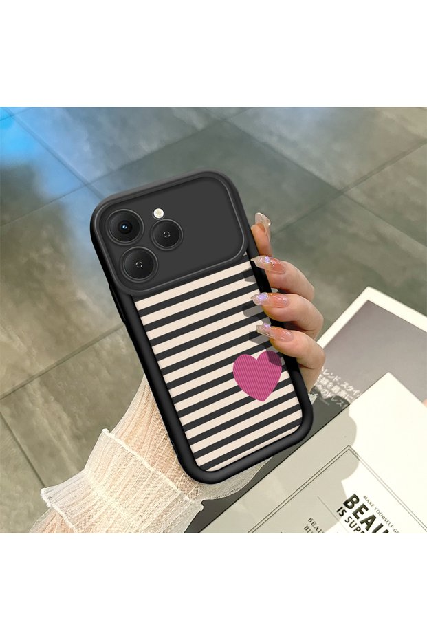 Tecno Spark 40 Compatible Shockproof Camera Protected Black Silicone Stylish Print Case