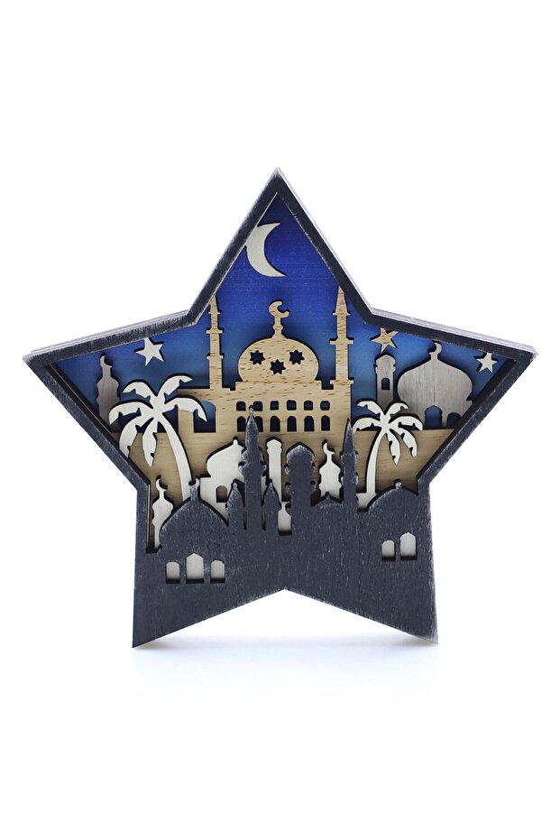 Wooden Eid Decoration