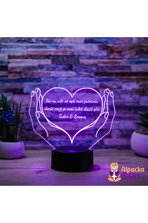 Lampă 3D - Înger - 3