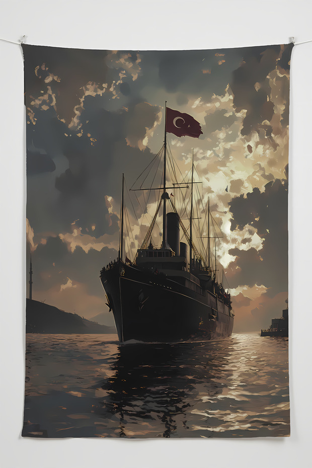 Nusret Flag Themed Room Captivates – Anime Wall Covering, Large Size Tapestry, Impressive