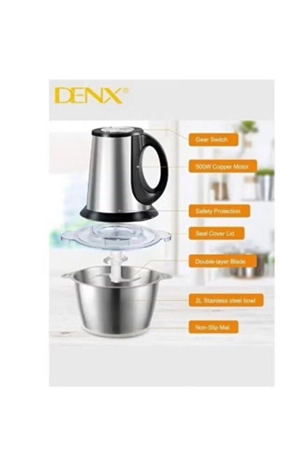 2L Meat and Vegetable Grinder - 3
