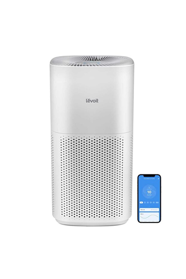 Smart Air Purifier, 147m² Room Coverage, White, Core 600S