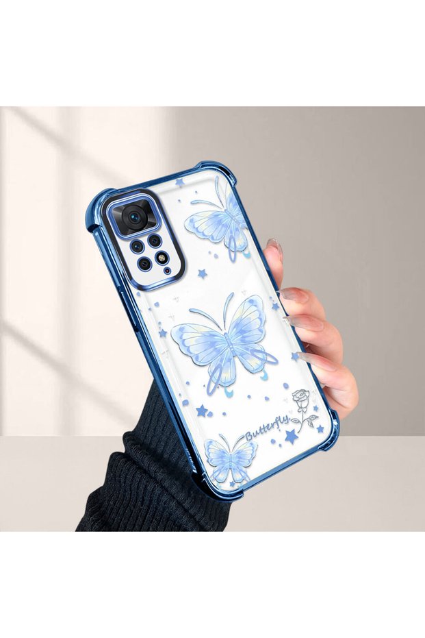 Redmi Note 11 Pro 5g Compatible Stylish Butterfly Pattern Drop-Resistant Case