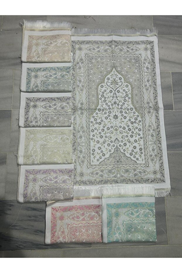 Luxury Chenille Dowry Mat - Self-Patterned Bridal Trunk Mat