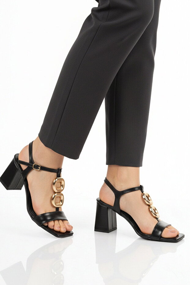 Tan Women's Heeled Sandals