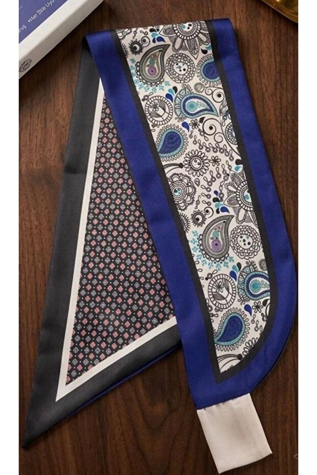 Double-Sided Different Patterned Tie Scarf