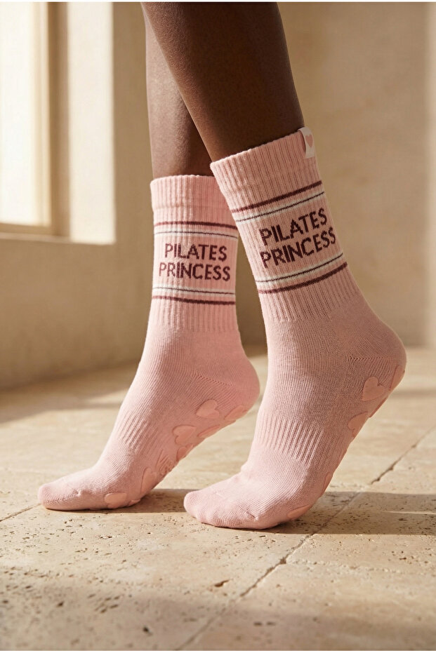 Women's Soket Pilates Socks Pink Mix