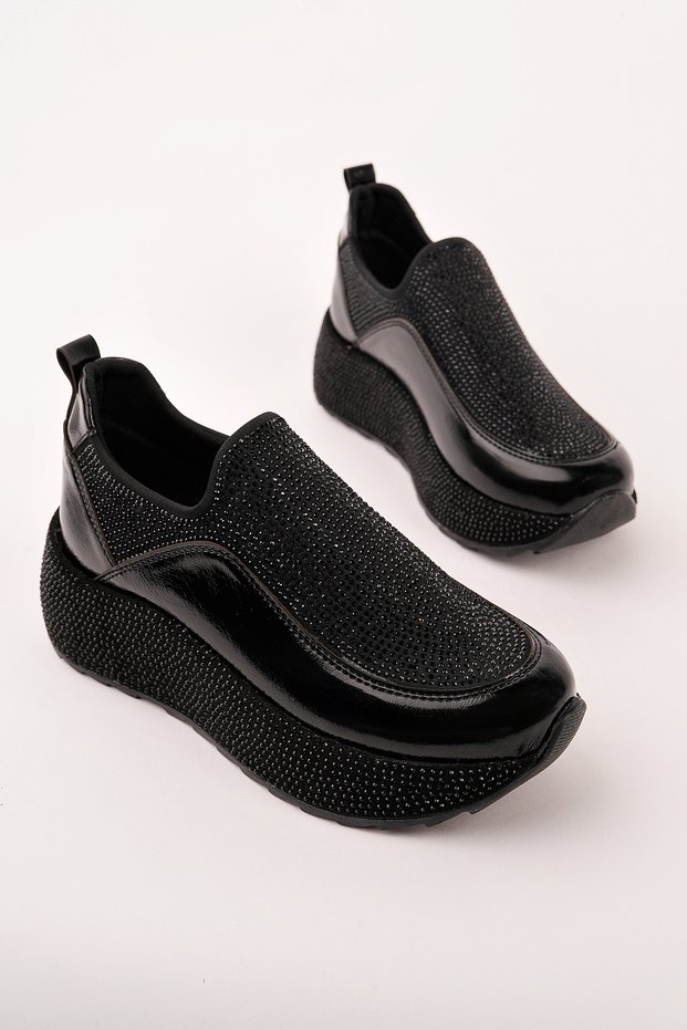 Ljn-1700 Thick Sole Stone Buckle Sports Shoes