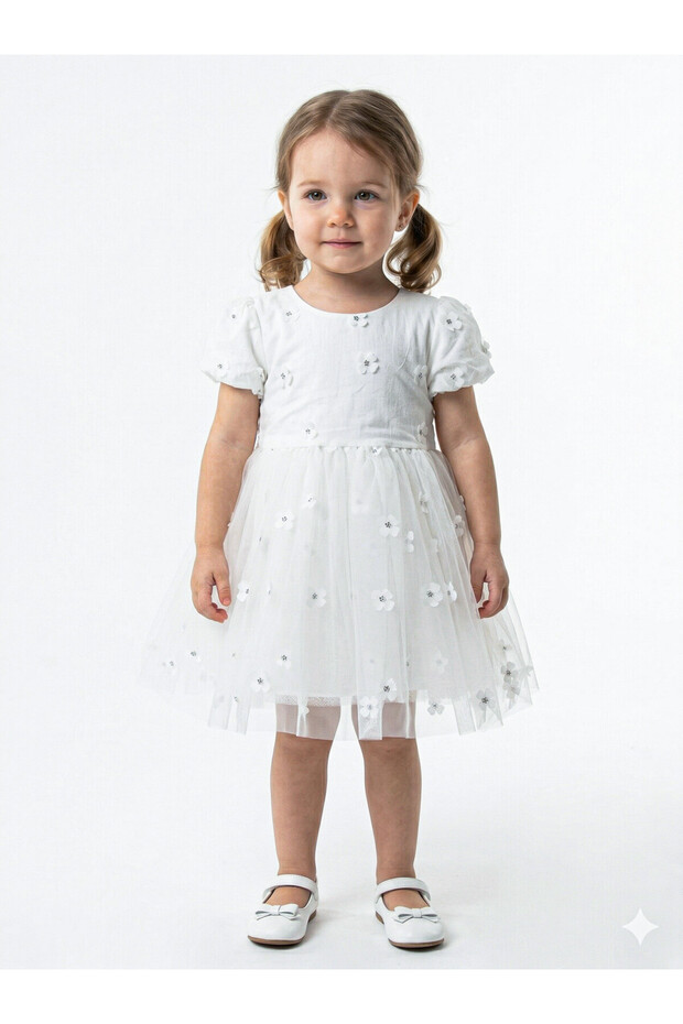 Girl's Summer Dress 9-24 Months 53227 White