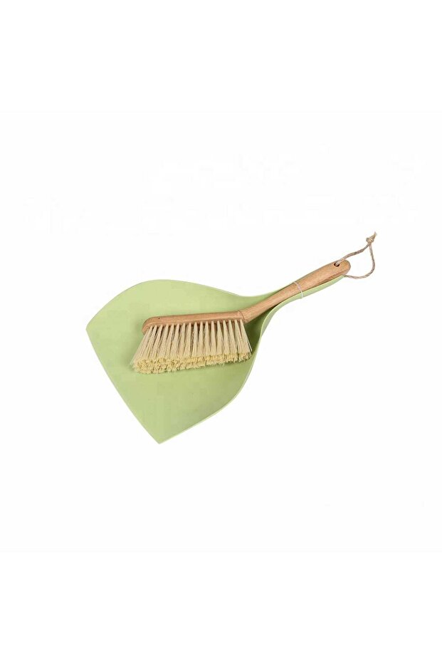 Plus Bamboo Dust Pan With Brush