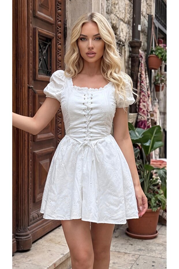 Rochie alba de vara - 2