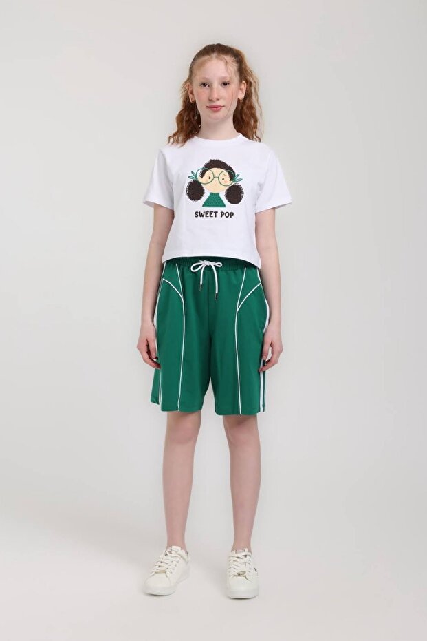 5-14 Years Old Elena Muse Girls' Set-Green