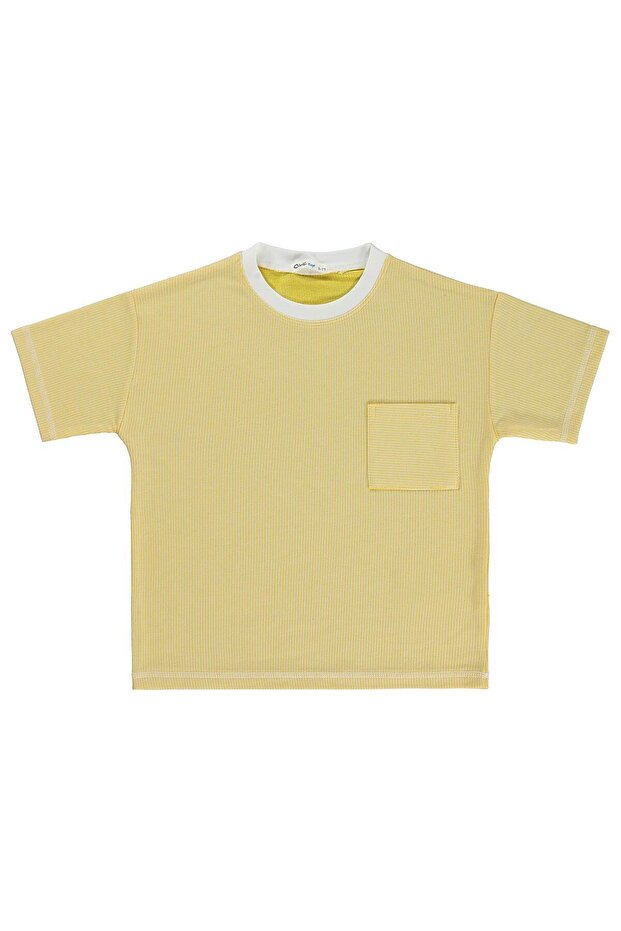 Karyoka T-Shirt with Sewn Pockets for Ages 10-13 - Yellow