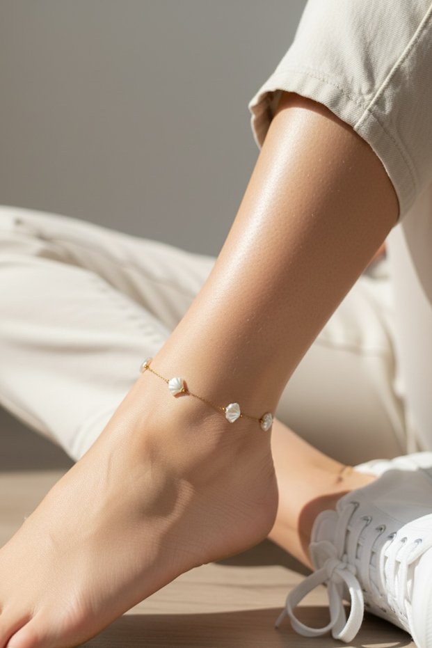 Stainless Steel Anklet, Stylish and Elegant, New Season, Can Be Used in the Sea and Pool, Does Not Tarnish