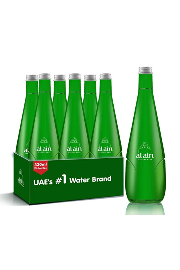 Sparkling Water Glass Bottle 6 x 330ml