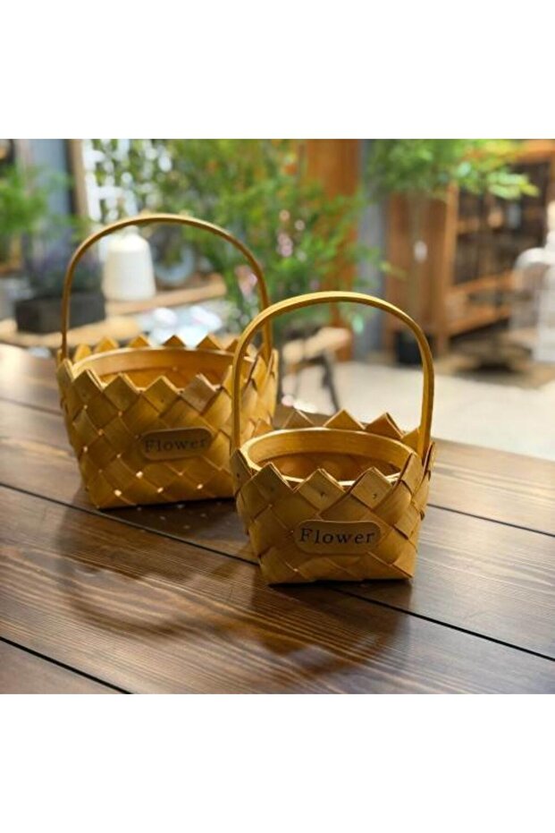 Willow Flower Baskets سلال ورد خوص - 1