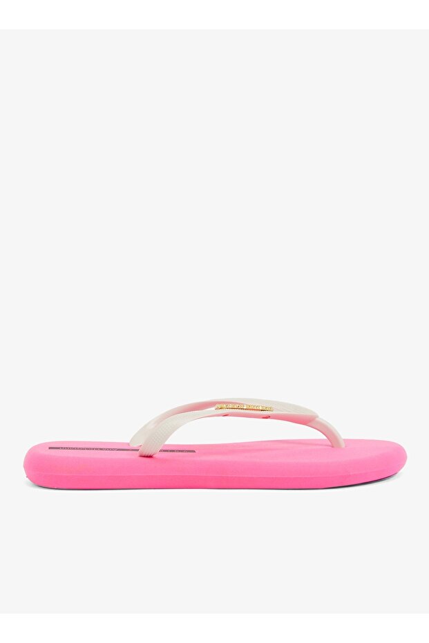 Boat Women's Flip Flops With Matching Brand Design Strap-Pink/White, size-37/38