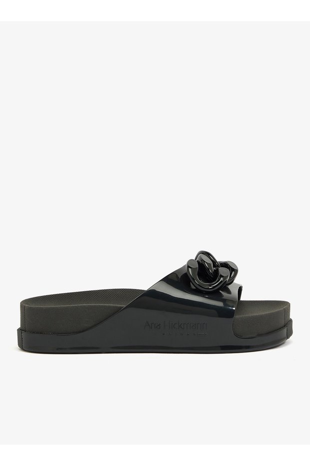 Slide Soul Corrente Women's Anti Slip Sole With Chain Design-Black, size-41/42
