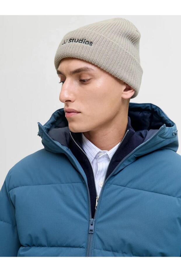 Men's Beige Jacsoho Beanie Sn Beanie 12280090-Moonbeam - 5