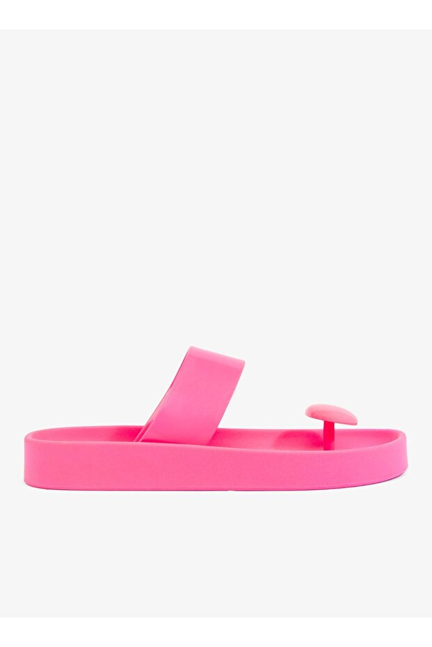 Smooth Stone Women's Anti Slip Sole Single Strap Sandals-Pink, size-37