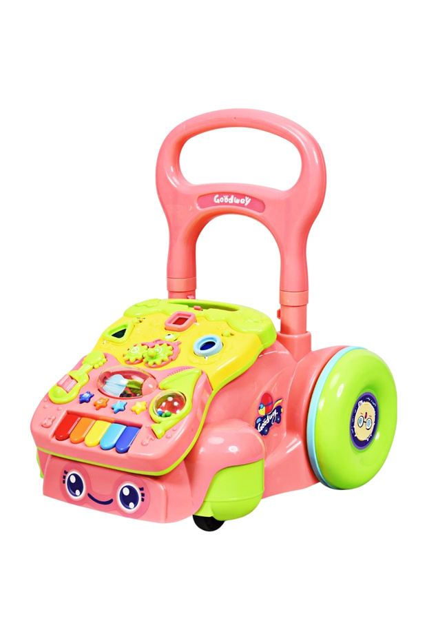 - Baby Activity Walker With Music & Piano Keys - Blue/Pink