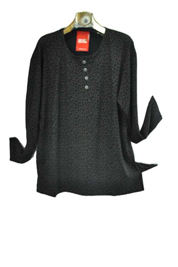 Plus Size Mother-Friendly Combed Cotton Blouse