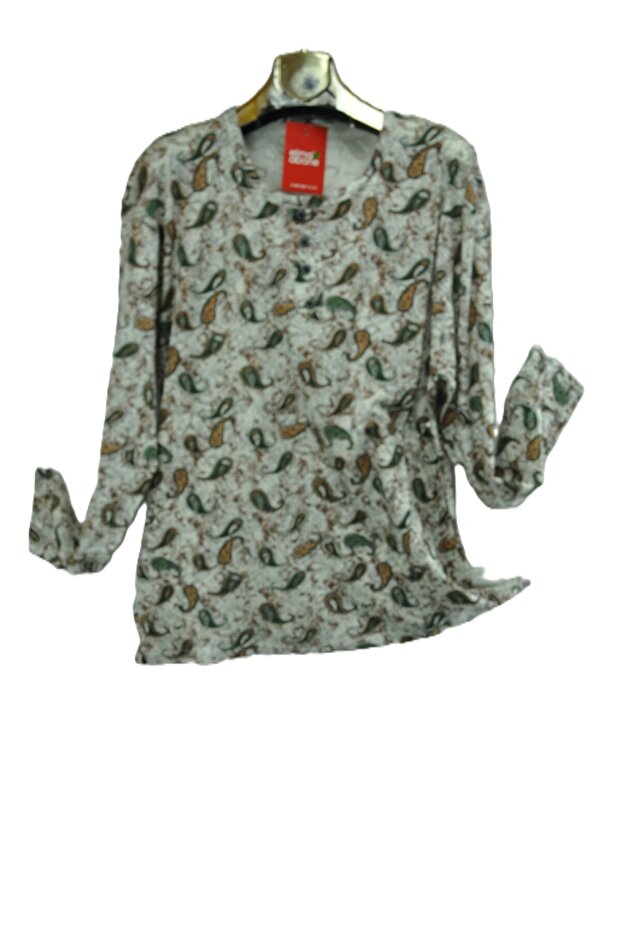 Plus Size Mother-Friendly Combed Cotton Blouse