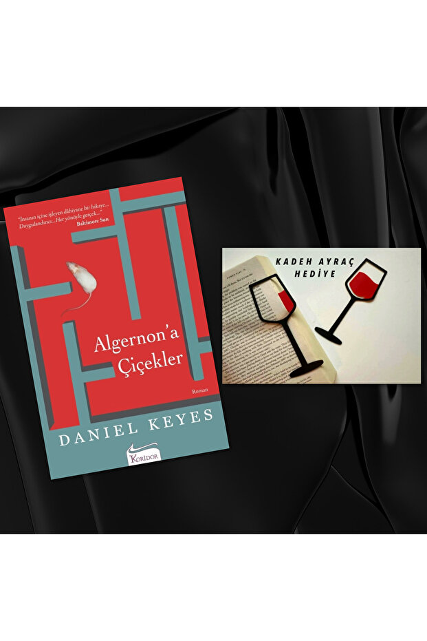 ALGERNON’A ÇİÇEKLER / KADEH KİTAP AYRACI HEDİYE