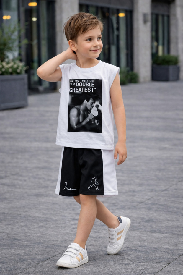 Boys' Sports Shorts Set - Ages 2/10 - 31713