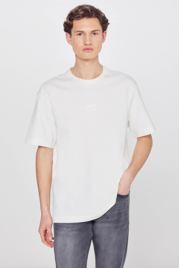 Mid Logo White Men's T-Shirt L2520302102