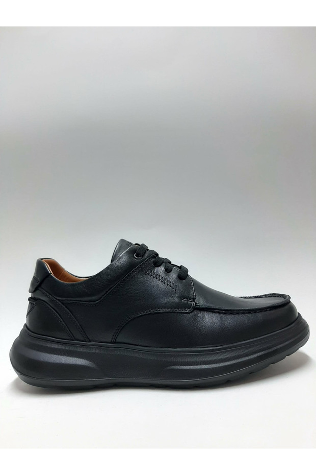 Dr. Flexer Genuine Leather Orthopedic Anatomical Lace-Up Lightweight Comfortable Vibrating Sole Men's Shoes