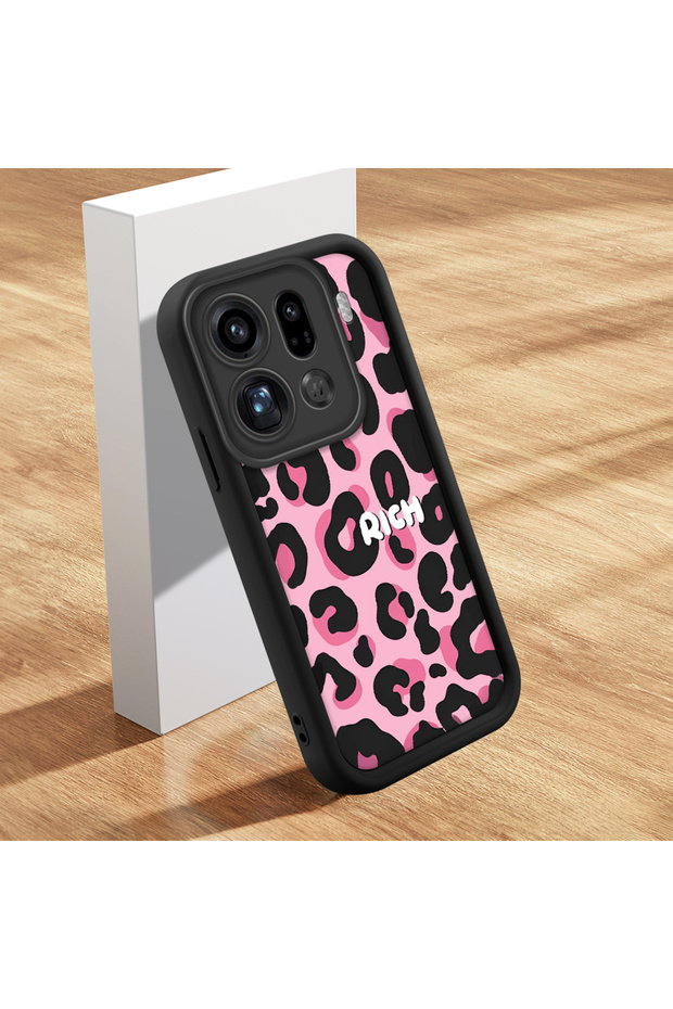 Oppo Find X9 Pro 5g Compatible Stylish High-Quality Leopard Pattern Cat Phone Case