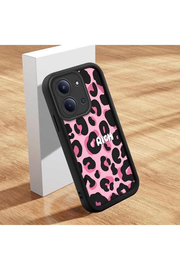 Stylish High Quality Leopard Pattern Cat Phone Case Compatible with Redmi 15C 4G/5G